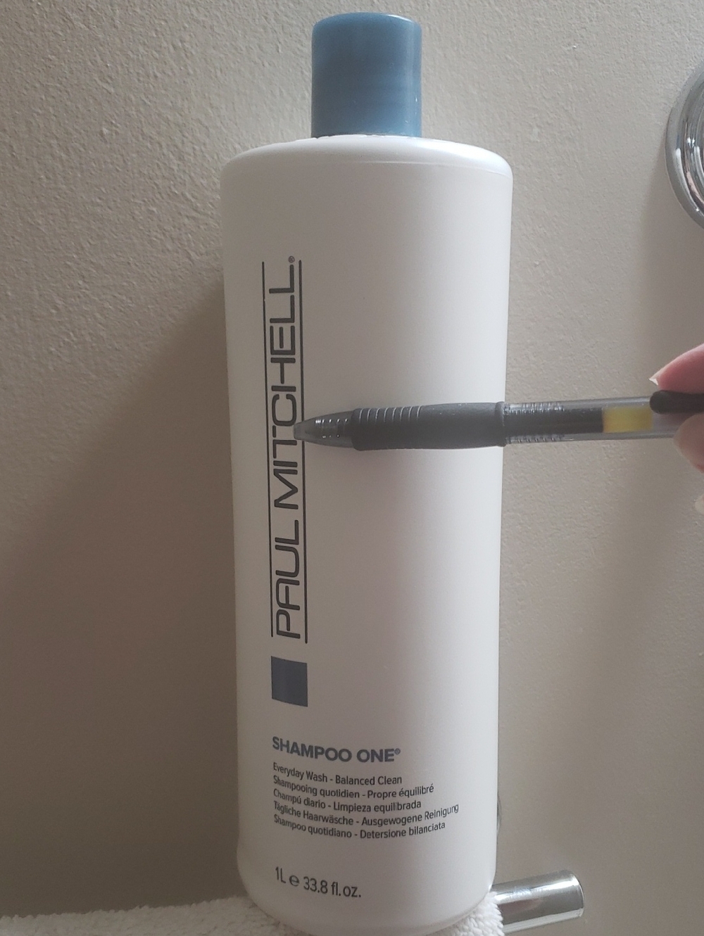Paul Mitchell Shampoo One - Pen Marks Fill Line